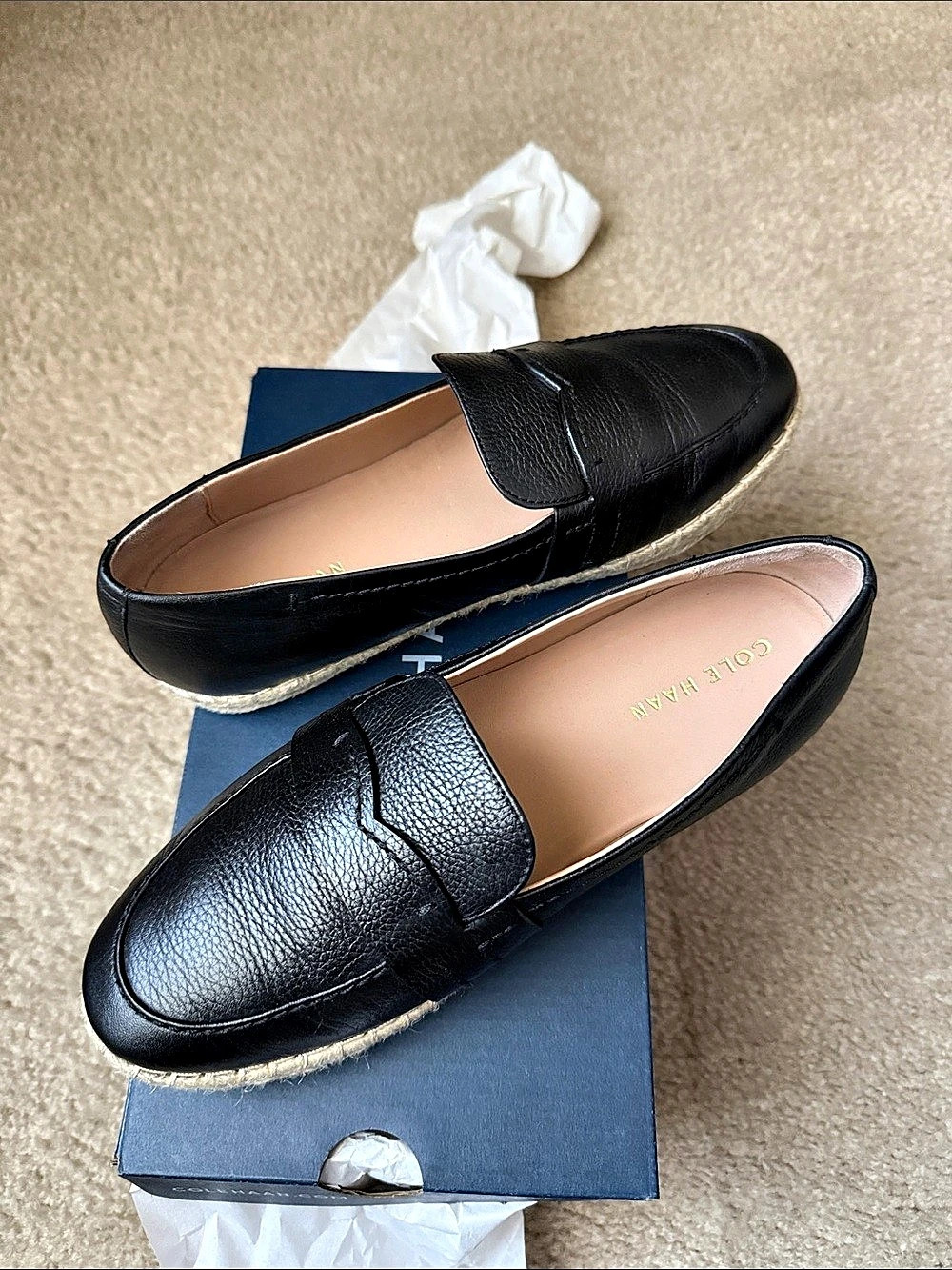 Cole Haan Montauk Loafer Black Loafers US 7.5 Like New